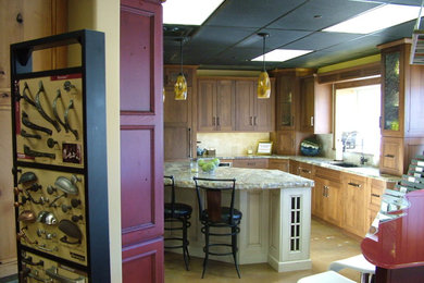 Inspiration for an eclectic kitchen remodel in Denver