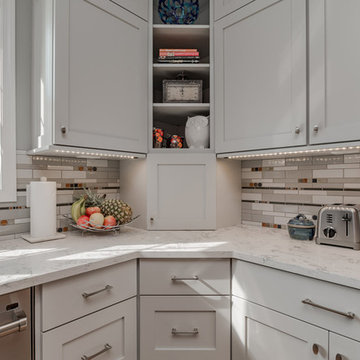 Mod Mosaics Poppy Grey Kitchen