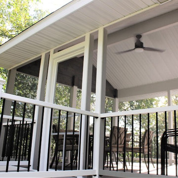 Screened in deck