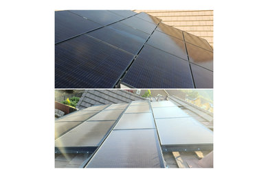 Residential Solar Panel Wash