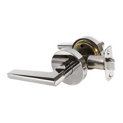 Designers Impressions - Designers Impressions Madison Design Polished Chrome Passage Door Lever - Door Levers
