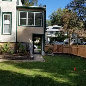 New outdoor spaces for a 125 year old Italianate