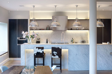 Contemporary kitchen in London.