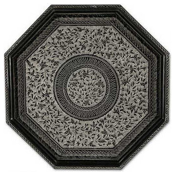 NOVICA Elegance Engraved And Lacquered Wood Tray