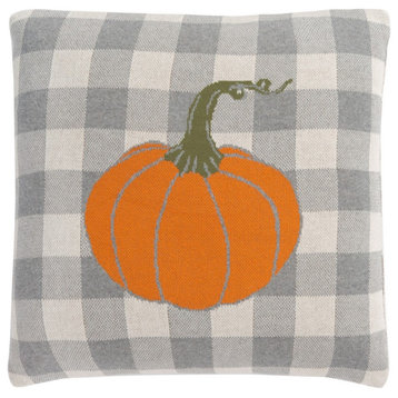 Safavieh Fall Pumpkin Pillow Light Grey/Natural/Orange/Sage 

 20" X 20"