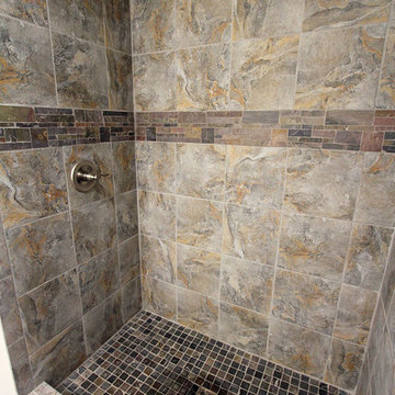 Romina Gray Tile Shower