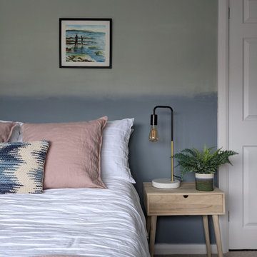 North Wales Coastal Home Ombre Bedroom