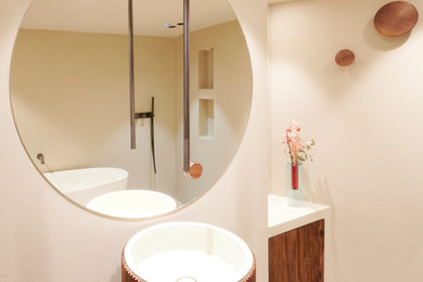 Contemporary bathroom in Toulouse.