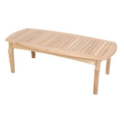 Casual Classics 24"x54" Jib Coffee Table - Outdoor Coffee Tables