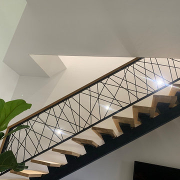 Minimalistic cozy townhouses