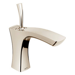 Delta Tesla&reg; Single Hole - Single Handle-4&Prime; plate - Bathroom Sink Faucets