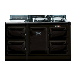 AGA Traditional Electric 4 Oven Cooker, Black | A4O-E-MOD-BLK - Gas Ranges And Electric Ranges