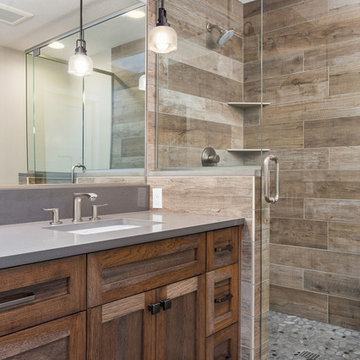Tigard Rustic Kitchen and Master Bath