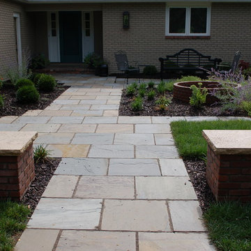 Bluestone Paver Patio & Front Walk