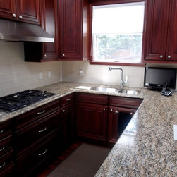 Granite Kitchen Backsplash - Tile