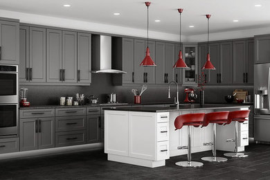 Inspiration for a modern kitchen remodel in Other