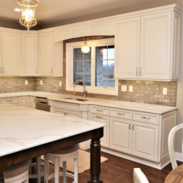 Lowell, IN. Haas Signature Collection. Elegant Traditional Style Kitchen
