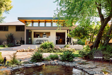 Inspiration for a modern home design remodel in Seattle