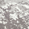 Aldey Gray Pixel Camo Cotton Rug, 5'x8'