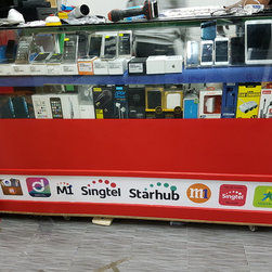 Design works and installation at MOBILE/ GAMING retail outlet - Home Accessories & Decor