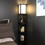 Brightech Maxwell Drawer Edition - Shelf & LED Floor Lamp Combination, Classic B