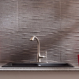 Fasade Waves, Galvanized Steel - Home Decor
