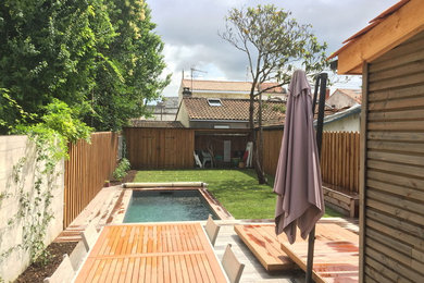 Création de jardin avec piscine et terrasse