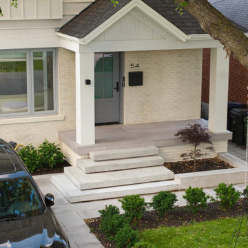 Modern Concrete Front & Backyard Transformation