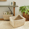 Rivergrass Rectangular Baskets With Handles, Set of 3