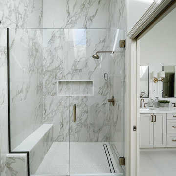 Subdued Luxury Primary Bath