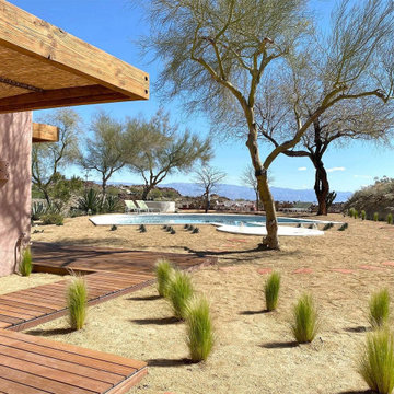 New custom pool/spa in Cahuilla Hills Palm Desert