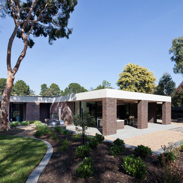 Courtyard House Backyard