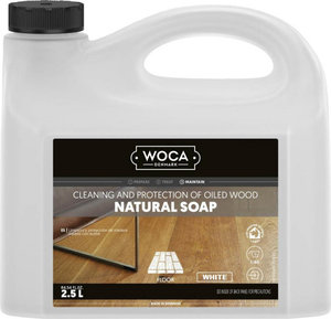 WOCA Soap, White Soap, 2.5-Liter