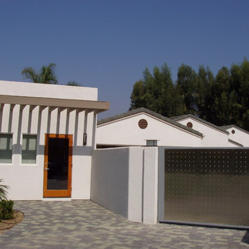 Eight car garage