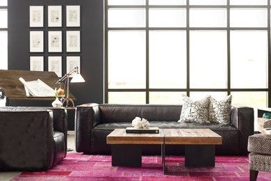 Inspiration for a contemporary living room remodel in San Diego