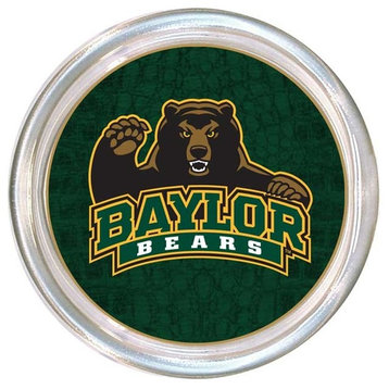 C3110-Baylor Bears with Bear on Green Crock Coaster