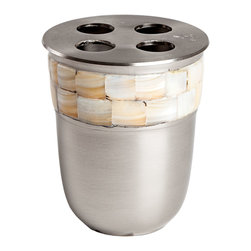 Paradigm Trends - Opal Toothbrush Holder, Satin - Toothbrush Holders