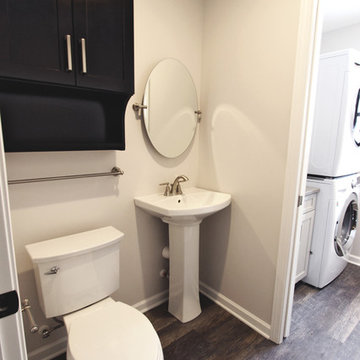 Waypoint Painted Harbor Cabinets and Lenova