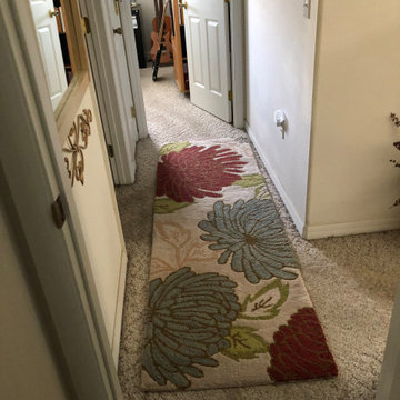 House cleaning complete and dusting