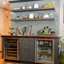 Basement wet bar
