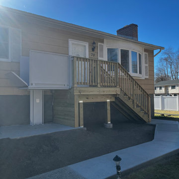 Pressure Treated Porch with Wheelchair Elevator