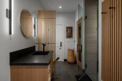 Inspiration for a contemporary bathroom in Boise.