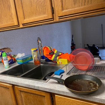 Bachelor Apartment Move-Out Cleaning Edmonton - Before Cleaning
