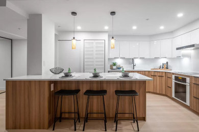 Inspiration for a modern kitchen remodel in Vancouver