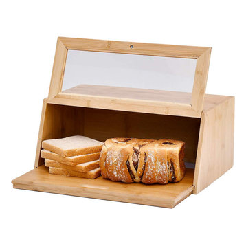 WELLAND Bamboo Bread Box