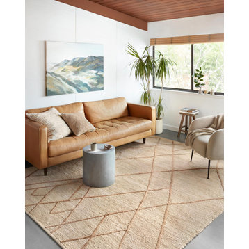 Loloi II Bodhi BOD01 Ivory and Natural Area Rug, 2'0"x5'0"