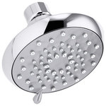 Kohler - Kohler Awaken B90 1.75GPM Multifunction Showerhead, Polished Chrome - The Awaken showerhead brings KOHLER quality, design, and performance to your bath. Advanced spray performance delivers three distinct sprays - wide coverage, intense drenching, or targeted - while an ergonomically designed thumb tab smoothly transitions between sprays with a quick touch. The artfully sculpted sprayface takes its inspiration from the purposeful patterns found in nature, complementing a wide range of bathroom styles.