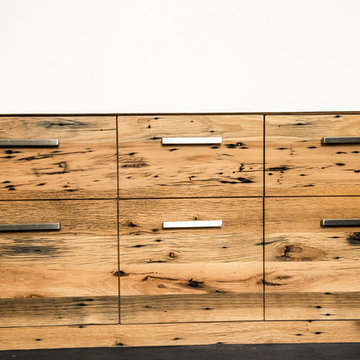 Custom Oak Barn Wood Dresser