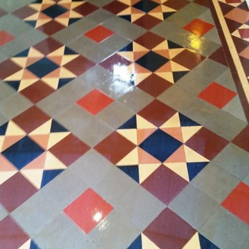 Dirty Victorian Hallway Floor Cleaning Westcliffe on Sea