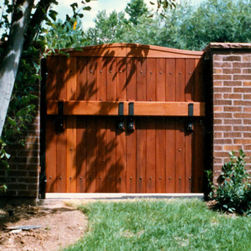 Custom wood gate